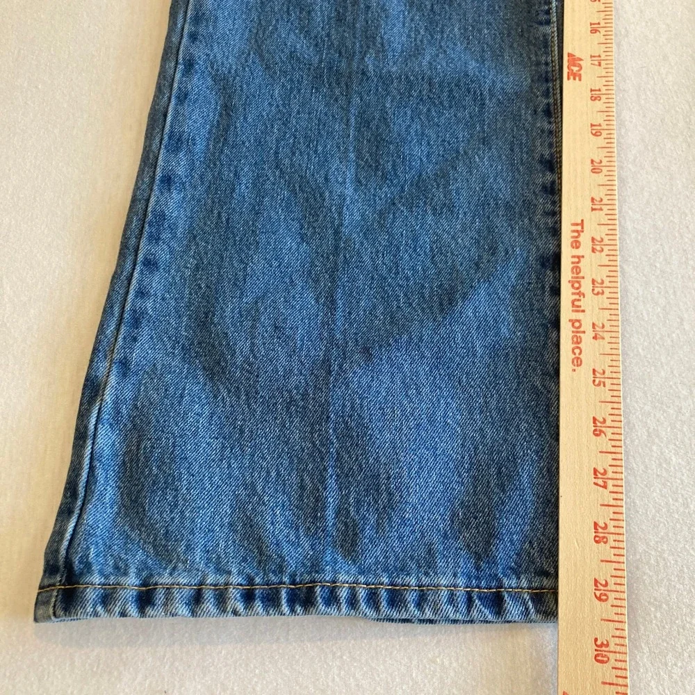 Levi's 517 Jeans Bootcut Mens 42x30 (Fit 40x29.5) Medium Wash Blue Denim